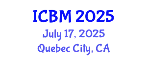 International Conference on Biomechanics (ICBM) July 17, 2025 - Quebec City, Canada