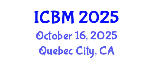 International Conference on Biomechanics (ICBM) October 16, 2025 - Quebec City, Canada
