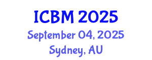 International Conference on Biomechanics (ICBM) September 04, 2025 - Sydney, Australia