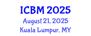 International Conference on Biomechanics (ICBM) August 21, 2025 - Kuala Lumpur, Malaysia