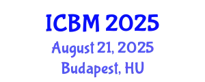 International Conference on Biomechanics (ICBM) August 21, 2025 - Budapest, Hungary