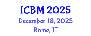 International Conference on Biomechanics (ICBM) December 18, 2025 - Rome, Italy