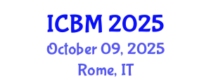 International Conference on Biomechanics (ICBM) October 09, 2025 - Rome, Italy