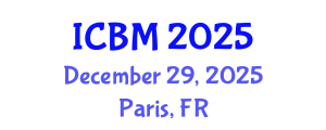 International Conference on Biomechanics (ICBM) December 29, 2025 - Paris, France