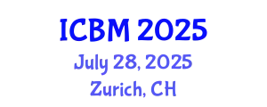 International Conference on Biomechanics (ICBM) July 28, 2025 - Zurich, Switzerland