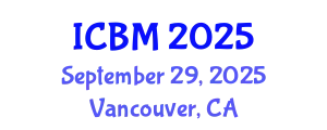 International Conference on Biomechanics (ICBM) September 29, 2025 - Vancouver, Canada
