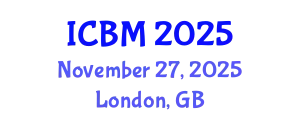 International Conference on Biomechanics (ICBM) November 27, 2025 - London, United Kingdom