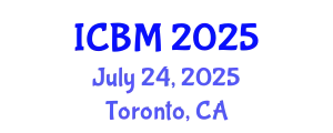 International Conference on Biomechanics (ICBM) July 24, 2025 - Toronto, Canada