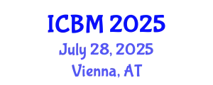 International Conference on Biomechanics (ICBM) July 28, 2025 - Vienna, Austria