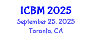 International Conference on Biomechanics (ICBM) September 25, 2025 - Toronto, Canada