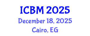 International Conference on Biomechanics (ICBM) December 18, 2025 - Cairo, Egypt