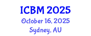 International Conference on Biomechanics (ICBM) October 16, 2025 - Sydney, Australia