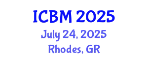 International Conference on Biomechanics (ICBM) July 24, 2025 - Rhodes, Greece