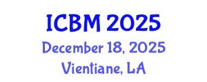 International Conference on Biomechanics (ICBM) December 18, 2025 - Vientiane, Laos