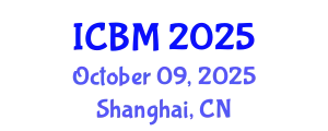 International Conference on Biomechanics (ICBM) October 09, 2025 - Shanghai, China