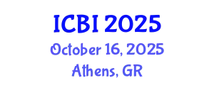 International Conference on Bioinformatics (ICBI) October 16, 2025 - Athens, Greece