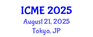 International Conference on Medical Engineering (ICME) August 21, 2025 - Tokyo, Japan