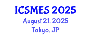 International Conference on Sport Medicine and Exercise Science (ICSMES) August 21, 2025 - Tokyo, Japan