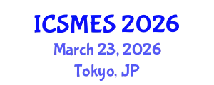 International Conference on Sport Medicine and Exercise Science (ICSMES) March 23, 2026 - Tokyo, Japan