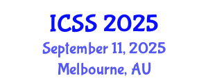International Conference on Sport Science (ICSS) September 11, 2025 - Melbourne, Australia