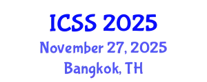 International Conference on Sport Science (ICSS) November 27, 2025 - Bangkok, Thailand