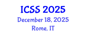 International Conference on Sport Science (ICSS) December 18, 2025 - Rome, Italy