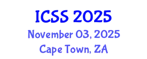 International Conference on Sport Science (ICSS) November 03, 2025 - Cape Town, South Africa