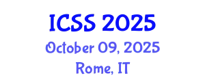 International Conference on Sport Science (ICSS) October 09, 2025 - Rome, Italy