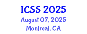 International Conference on Sport Science (ICSS) August 07, 2025 - Montreal, Canada