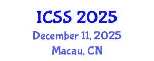 International Conference on Sport Science (ICSS) December 11, 2025 - Macau, China