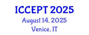 International Conference on Chemical Engineering and Process Technology (ICCEPT) August 14, 2025 - Venice, Italy
