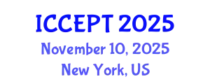 International Conference on Chemical Engineering and Process Technology (ICCEPT) November 10, 2025 - New York, United States