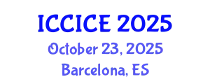 International Conference on Communication, Information and Computer Engineering (ICCICE) October 23, 2025 - Barcelona, Spain
