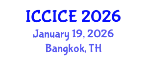 International Conference on Communication, Information and Computer Engineering (ICCICE) January 19, 2026 - Bangkok, Thailand