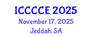 International Conference on Communication, Control and Computer Engineering (ICCCCE) November 17, 2025 - Jeddah, Saudi Arabia