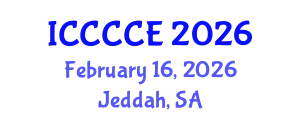 International Conference on Communication, Control and Computer Engineering (ICCCCE) February 16, 2026 - Jeddah, Saudi Arabia