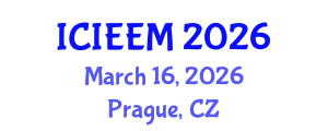 International Conference on Industrial Engineering and Engineering Management (ICIEEM) March 16, 2026 - Prague, Czechia