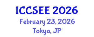 International Conference on Computer Science and Electronics Engineering (ICCSEE) February 23, 2026 - Tokyo, Japan