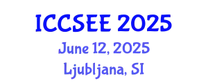 International Conference on Computer Science and Electronics Engineering (ICCSEE) June 12, 2025 - Ljubljana, Slovenia
