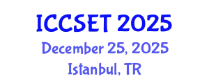 International Conference on Computer Systems Engineering and Technology (ICCSET) December 25, 2025 - Istanbul, Turkey