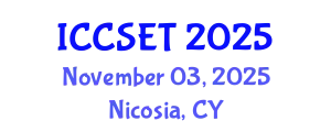International Conference on Computer Systems Engineering and Technology (ICCSET) November 03, 2025 - Nicosia, Cyprus