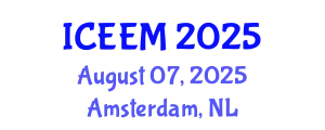 International Conference on Engineering, Economics and Management (ICEEM) August 07, 2025 - Amsterdam, Netherlands