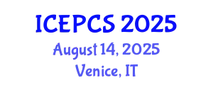 International Conference on Economics, Politics and Civil Society (ICEPCS) August 14, 2025 - Venice, Italy