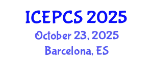 International Conference on Economics, Politics and Civil Society (ICEPCS) October 23, 2025 - Barcelona, Spain