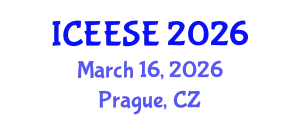 International Conference on Electrical, Electronics and Systems Engineering (ICEESE) March 16, 2026 - Prague, Czechia