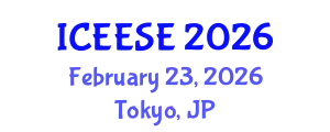 International Conference on Electrical, Electronics and Systems Engineering (ICEESE) February 23, 2026 - Tokyo, Japan