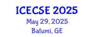 International Conference on Electronics and Communication Systems Engineering (ICECSE) May 29, 2025 - Batumi, Georgia