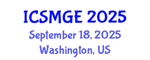 International Conference on Soil Mechanics and Geotechnical Engineering (ICSMGE) September 18, 2025 - Washington, United States