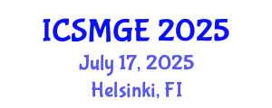 International Conference on Soil Mechanics and Geotechnical Engineering (ICSMGE) July 17, 2025 - Helsinki, Finland