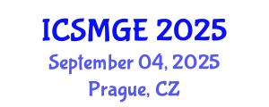 International Conference on Soil Mechanics and Geotechnical Engineering (ICSMGE) September 04, 2025 - Prague, Czechia